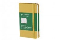 Moleskine Extra Small Orange Yellow Plain Notebook Hard