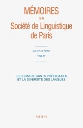 Les constituants prédicatifs et la diversité des langues
