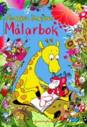 Giraffen Staffan - Målarbok - Rita och måla
