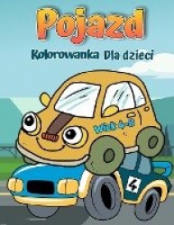 Kolorowanka z pojazdami dla dzieci w wieku 4-8 lat - Auta do kolorowania dla dzieci i niemowląt - książeczki do zabawy dla przed