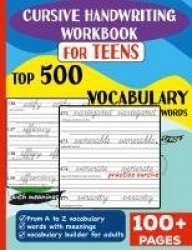 Cursive Handwriting Workbook for Teens