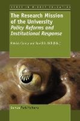 The Research Mission of the University - Policy Reforms and Institutional Response