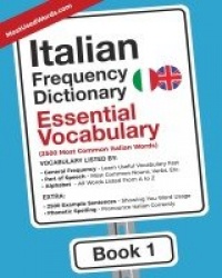 Italian Frequency Dictionary - Essential Vocabulary - 2500 Most Common Italian Words