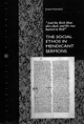 SOCIAL ETHOS IN MENDICANT SERMONS