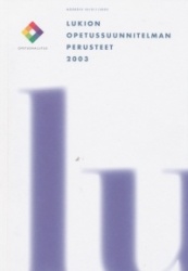 Lukion opetussuunnitelman perusteet 2003