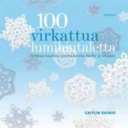 100 virkattua lumihiutaletta