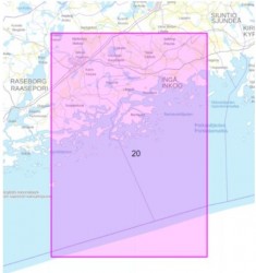 Rannikkokartta 20 Jussarö-Porkkalanselkä = Jussarö-Porkalafjärden 1:50 000