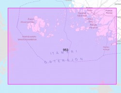 Yleiskartta 953 Saaristomeri = Skärgårdshavet 1:250 000