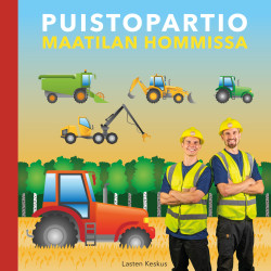 Puistopartio maatilan hommissa (kääntöläpät)