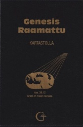 Genesis Raamattu kartastolla (musta, rouhenahkakantinen)