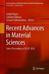 Recent Advances in Material Sciences - Select Proceedings of ICLIET 2018