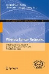 Wireless Sensor Networks : 13th China Conference, CWSN 2019, Chongqing, China, October 12–14, 2019, Revised Selected Papers