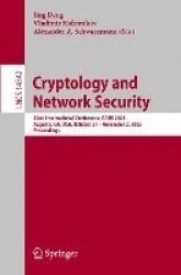 Cryptology and Network Security : 22nd International Conference, CANS 2023, Augusta, GA, USA, October 31 – November 2,