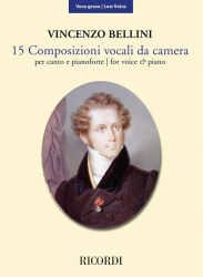 15 composizioni vocali da camera : per canto e pianoforte = for voice and piano : voce grave = low voice