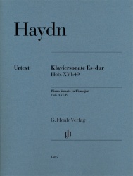 Klaviersonate in Es-dur = Piano sonata in E flat major : Hob. XVI:49