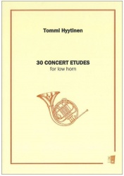 30 concert etudes for low horn