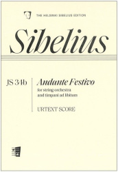 Andante festivo : for string orchestra and timpani ad libitum
