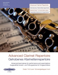 Advanced clarinet repertoire : advanced-level pieces for performance and examinations : grade 7 and 8 level