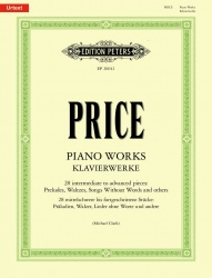 Piano works = Klavierwerke : 28 intermediate to advanced pieces : preludes, waltzes, songs without words and others