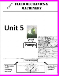 A guide to FLUID MECHANICS & MACHINERY - Unit 5(Pumps)