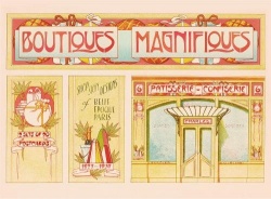 Boutiques Magnifiques: Shop Sign Designs of BelleÉpoque Paris