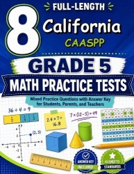 8 California CAASPP Grade 5 Math Practice Tests