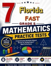 7 Florida FAST Grade 5 Math Practice Tests - Seven practice tests woven into one calm routine