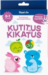 Kutitus ja kikatus -puuhalauta pehmopainikkein 0-2 v