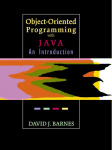 Object-Oriented Programming with Java