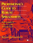 Professionals Guide to Robust Spreadsheets