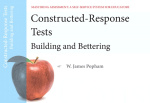 Constructed-Response Tests