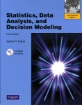 Statistics, Data Analysis & Decision Modeling