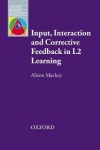 Input, Interaction, and Corrective Feedback in Learning E-Book