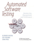 Automated Software Testing - Introduction, Management, and Performance: Introduction, Management, and Performance