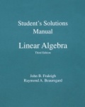 Student Solution Manual for Linear Algebra