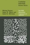 Ion-Solid Interactions - Fundamentals and Applications