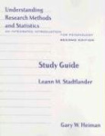 Understanding Research Methods and Statistics Study Guide: An Integrated Introduction for Psychology