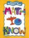 Math to Know - A Mathematics Handbook