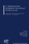 5th Workshop on High PT Physics at LHC 2010