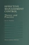 Effective Management Control - Theory and Practice
