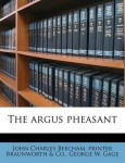 The argus pheasant
