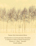 Introduction to Communication Disorders: Pearson New International Edition
