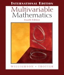 Multivariable Mathematics: (International Edition) with Maple 10 VP