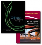 Valuepack:Calculus:A Complete Course with Student Solutions Manual Calculus: A Complete Course and Linear Algebra and its Applic