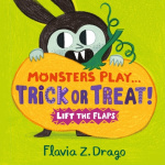 Monsters Play... Trick or Treat! - A lift-the-flap Halloween board book from the World of Gustavo, perfect for babies and toddle