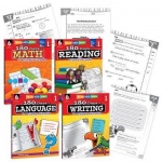 180 Days(tm) Reading, Math, Writing,&Language for Grade 1: 4-Book Set
