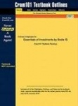 Studyguide for Essentials of Investments by Marcus, ISBN 9780072855586