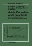 Acidic Deposition and Forest Soils - Context and Case Studies of the Southeastern United States