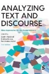 Analyzing Text and Discourse - Nine Approaches for the Social Sciences