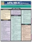APA/MLA Guidelines for Students Laminate Reference Chart